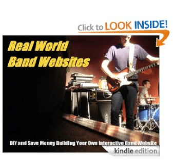 The cover for Real World Band Websites on Amazon