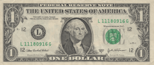The American One Dollar Bill